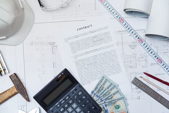 تكاليف عقد التصميم المعماري الهندسي - Architectural design contract costs