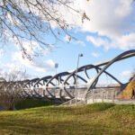 Pedestrian Bridge in Jonava / Architektüros linija