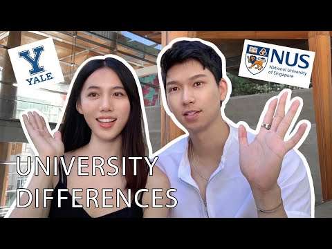 اختلافات التصميم المعماري بين الجامعات // Yale x NUS