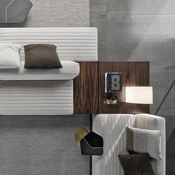 Roger – Minotti’s new multifunctional, multifaceted seating system | News | Architonic