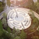 es devlin’s sensorial maze set up at design miami celebrates 100 years of CHANEL N°5 