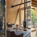 This Steep A-Body Home Is A Daring Type In The Forest