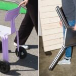 moormann celebrates ten years of the ‘press chair’ made of a single thin aluminium sheet