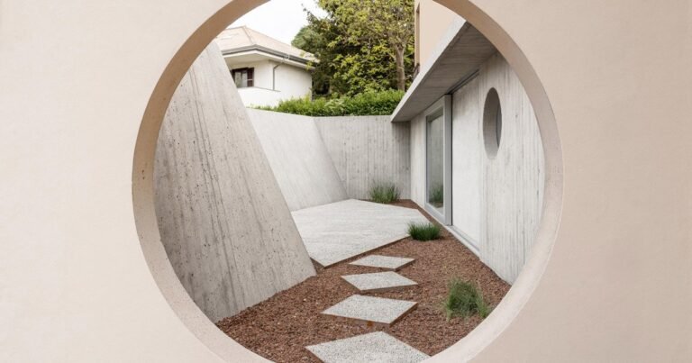 step inside an underground patio in northern italy designed by stefano larotonda