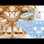 Grasshopper parametric create – Cambridge mosque structural timber column