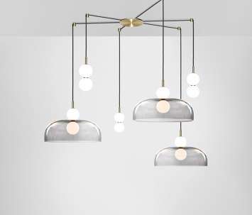 Echo 6 Piece Cluster (Wide) - مصباح وظل بواسطة Marc Wood Studio | Architonic