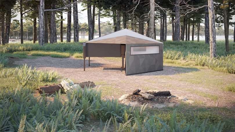 FORM Camper for Tesla Cybertruck Angles for the Future of Glamping