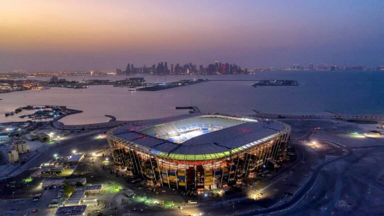 Delivery containers, tents, and extra make up the 2022 FIFA World Cup venues in Qatar