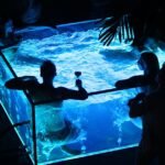 hop into first-ever all-glass, digital flooring scorching tub ASB nautilus