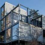 måns tham stacks eight transport containers to construct a non-public residence in sweden