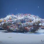 OMA, charlotte taylor + nicholas préaud current NFT of ‘coral area’ sculpture in miami