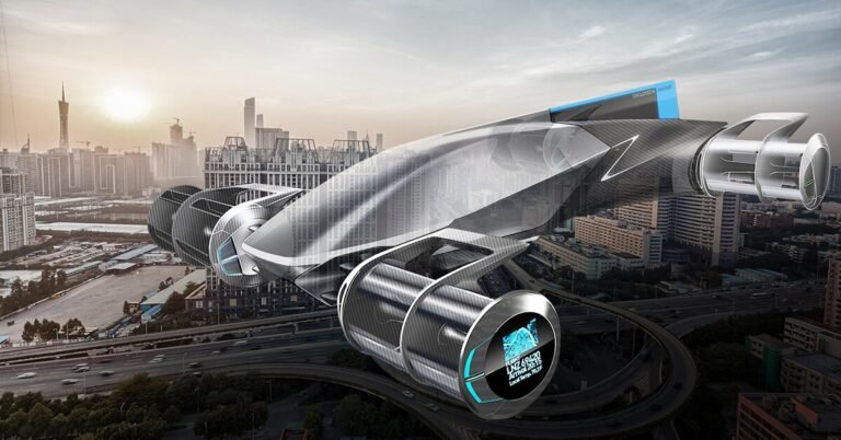 cyclotech’s 100-year-old patented eVTOL flying automobile efficiently lifts off