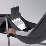 expertise weightlessness with this hammock-like ‘lul’ chair by yurii cegla