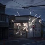 beams of sunshine pierce by means of this Nineteenth-century derelict constructing in sydney, australia