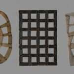 michele de lucchi’s handsewn picket sculptures honor the imperfection of handbook craft