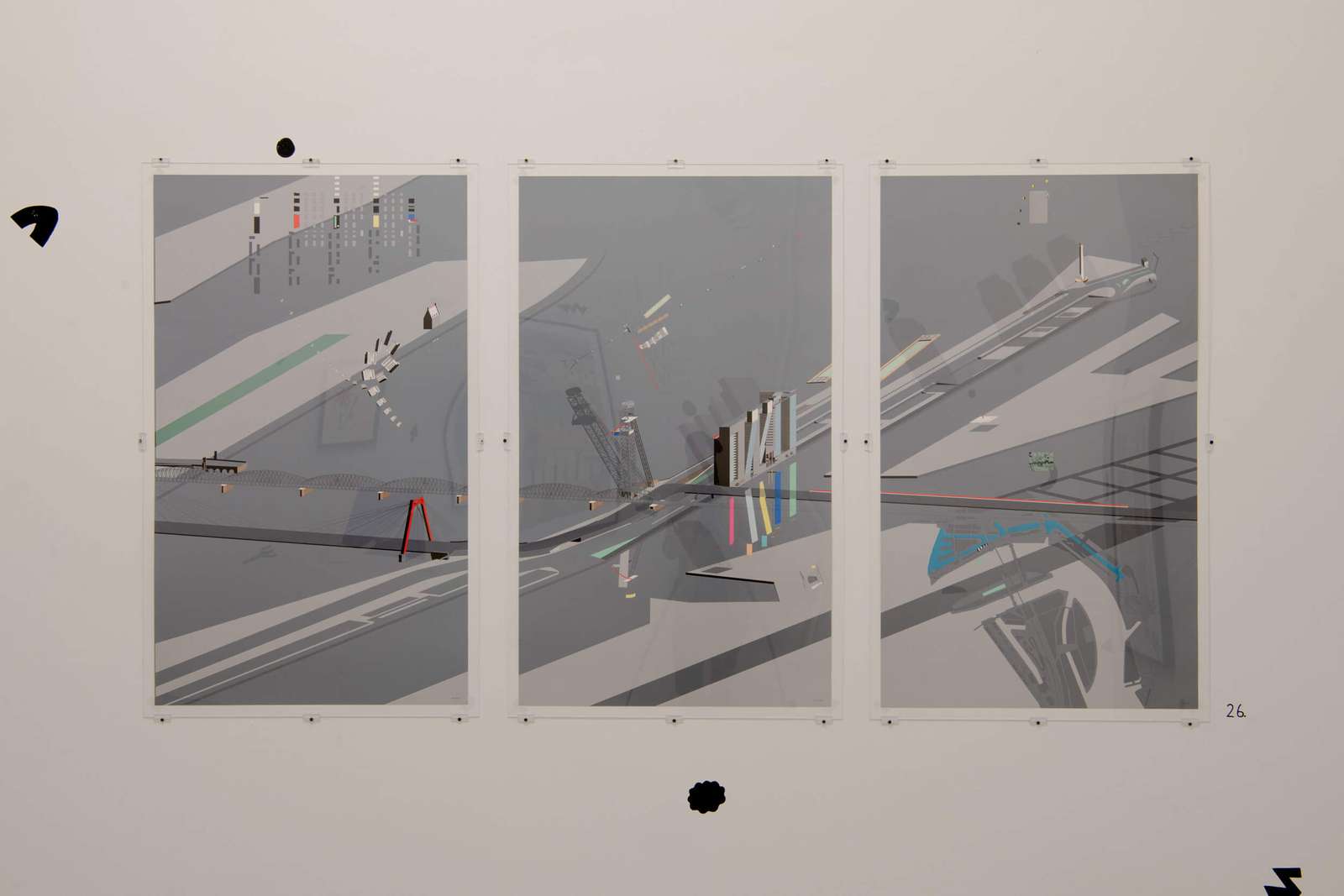 صورة ثلاثية الألوان تصور اقتراحًا معماريًا