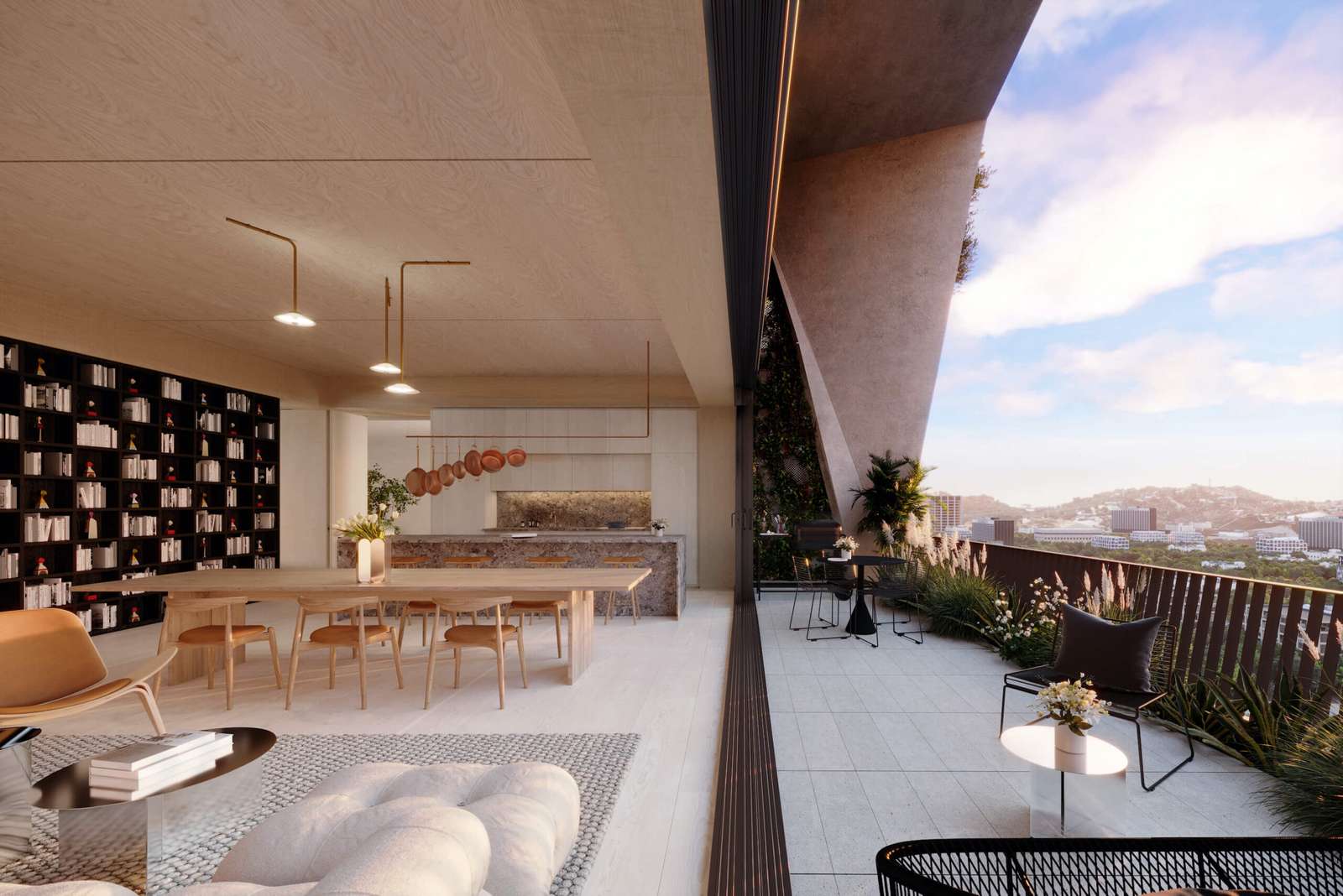 تقديم وحدة سكنية كبيرة مع مساحة تراس واسعة