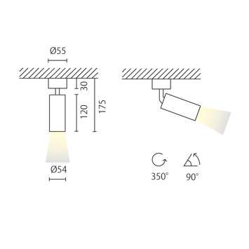  LEO PICCOLO GU10 PLAFONE من Aklus |  Architonic
