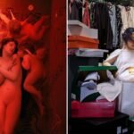 alexey kondakov fuses classical artwork with scenes of consumerism + popular culture