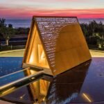 the dysis church of poly shallow sea in china rotates to face the sundown