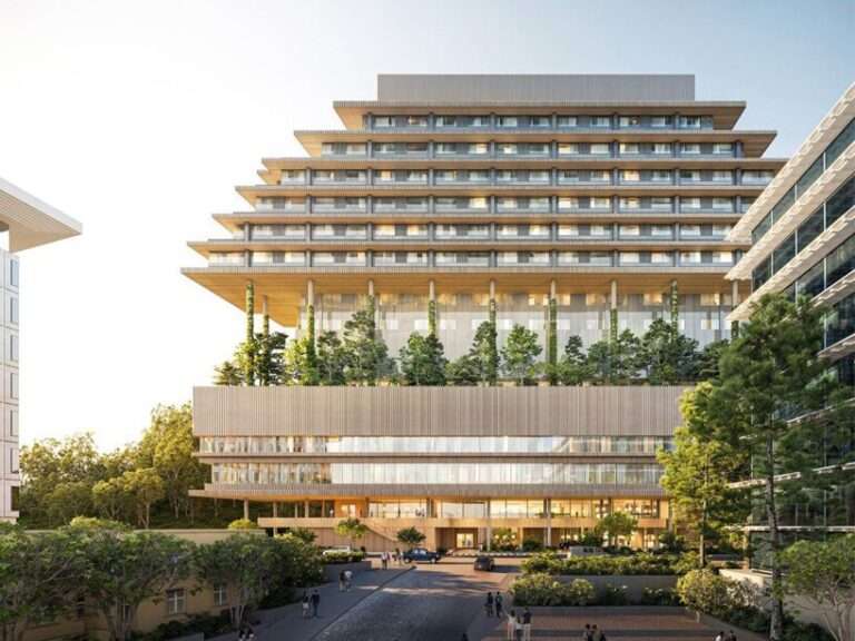 تم الكشف عن صور جديدة لمستشفى هيرزوج ودي ميرون التابع لجامعة كاليفورنيا في سان فرانسيسكو