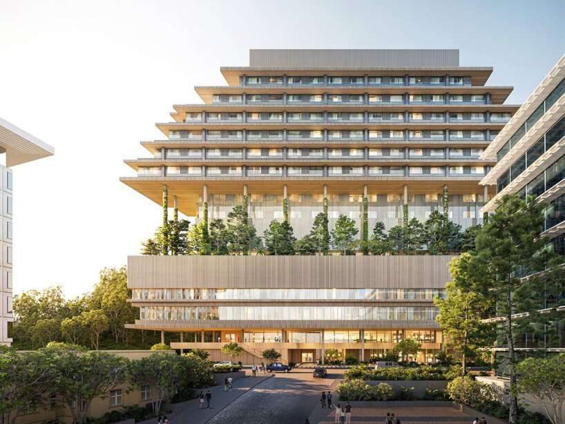 تم الكشف عن صور جديدة لمستشفى هيرزوج ودي ميرون التابع لجامعة كاليفورنيا في سان فرانسيسكو