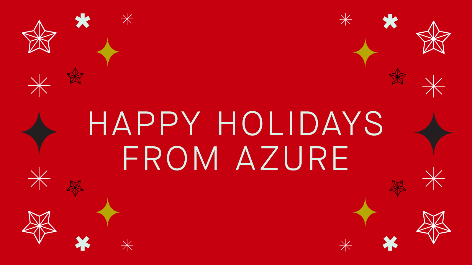 عطلات سعيدة من Azure! - مجلة أزور