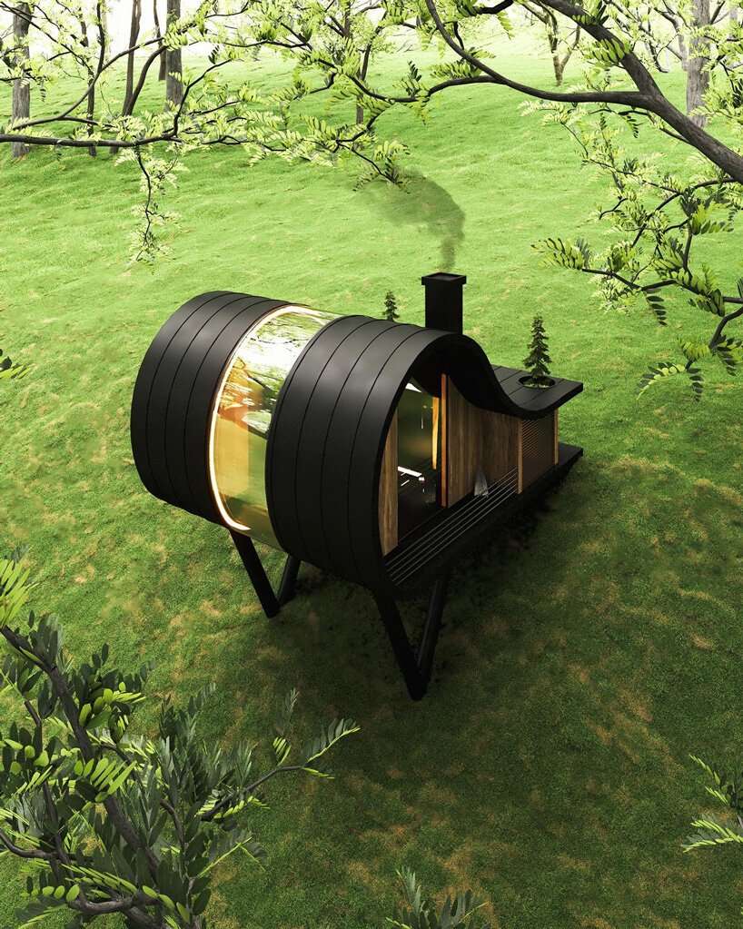 يتقاطع قطاع الزجاج المستمر عبر منحدر ميلاد إشتيياغي المنحني في بيرو