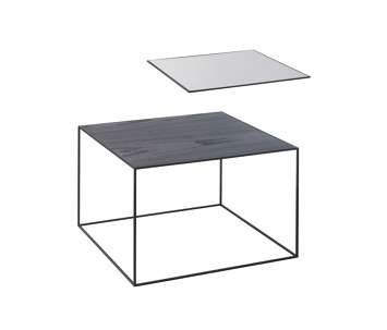  Twin 49 Table Top، Black Stained Ash / Cool Grey من Lassen |  Architonic

