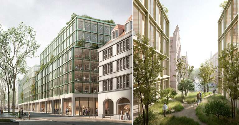 david chipperfield architects’ profitable proposal for mixed-use advanced in munich