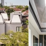 RAW structure crowns indonesian home with six tapered skylights