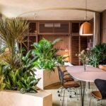 scandinavian furnishings peek by tropical crops in vietnamese residence by studio anettai