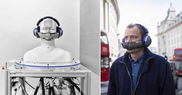 dyson launches its bizarre combo of noise-canceling headphones and pollution mask