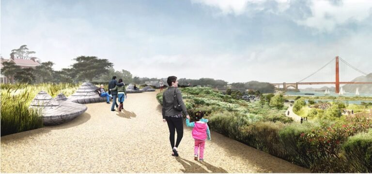 James Corner Field Operations’ tunnel-topping San Francisco park is set for July debut
