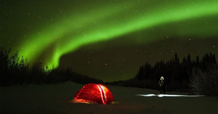 Deployable emergency shelter with Origami skin uses extreme arctic conditions to its advantage