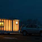 lightweight mobile unit houses remote radio station and travels throughout japan