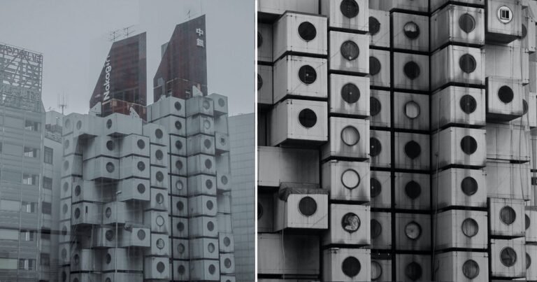 kisho kurokawa’s nakagin capsule tower in tokyo to be demolished on april 12, 2022