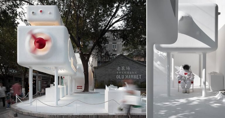 this futuristic exhibition hall celebrates urban renewal in historic chinese city