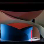 Pierre Yovanovitch designs movable backdrops for a staging of the Italian opera Rigoletto