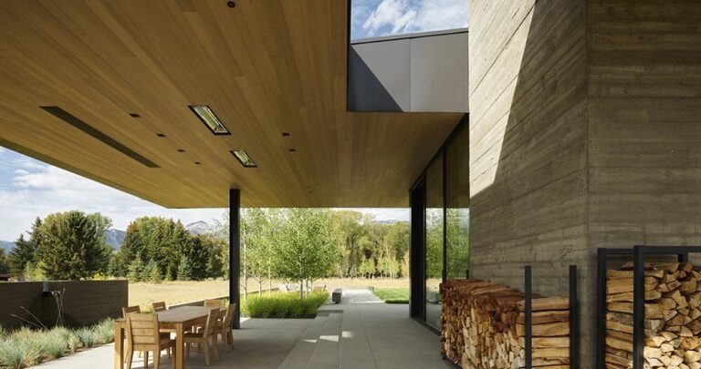 preserving history, embracing nature: CLB architects’ black fox ranch in jackson, wyoming