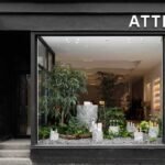 A Large Sliding Window Offers A Look Inside This Nature-Inspired Store Design