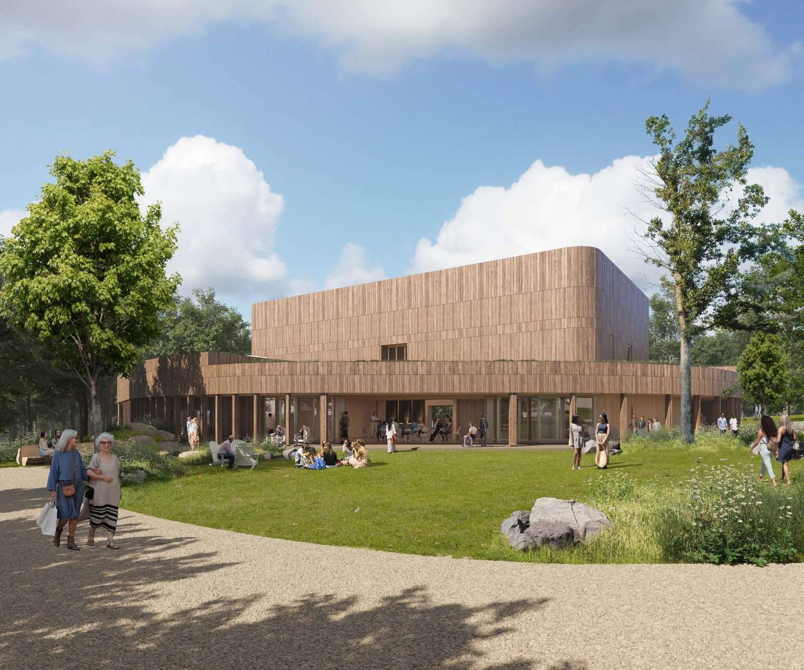 Mecanoo and Marvel reveals designs for a rebuilt Doris Duke Theater at Jacob’s Pillow