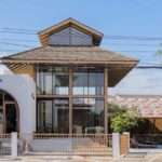 luminous café in ancient thailand unites historic context with contemporary expressions