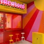 A Boldly Colored Pasta Shop Brightens Up The Street In Athens