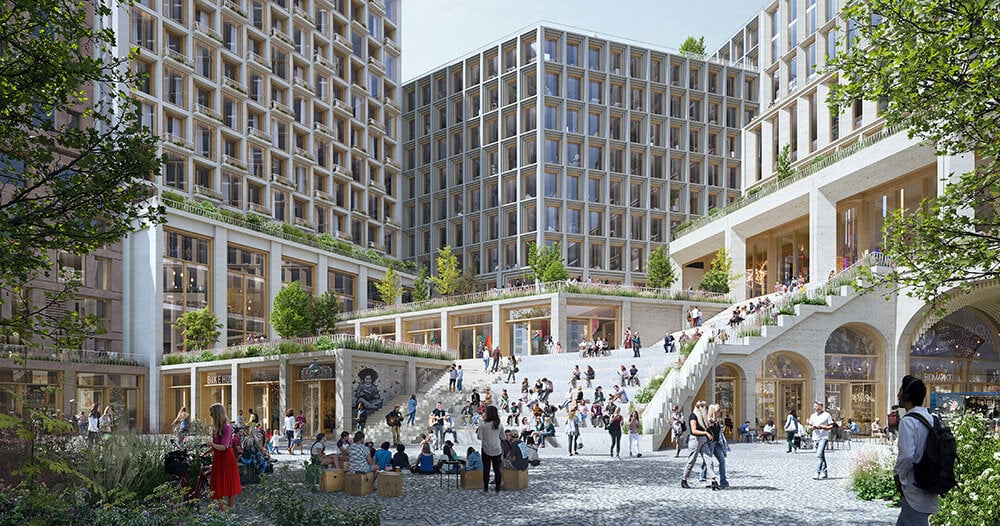 henning larsen to add to berlin’s urban tapestry with new neighborhood, ku’lturhof