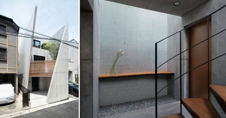 this home-office by ogawa architect design in japan evokes the ‘entrance to a small valley’