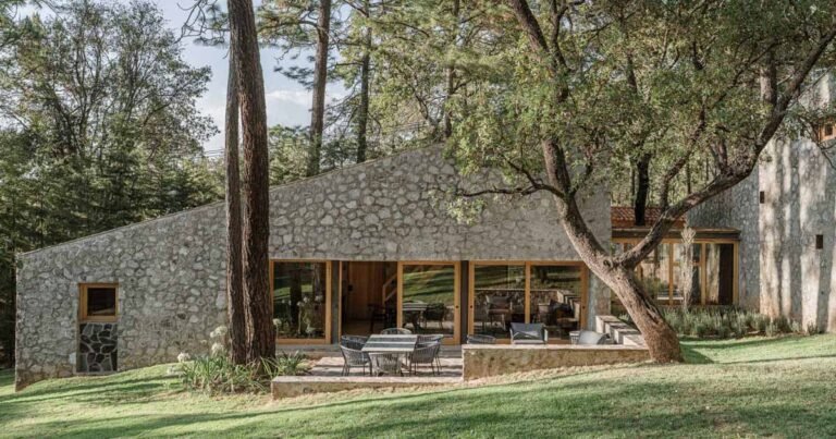 This Modern House Was Made From Locally Sourced Stone