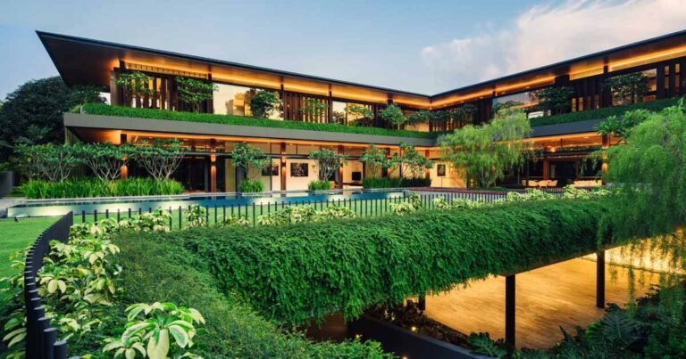 Plants Were Integrated Into This Home’s Design To Give It The Feeling Of A Tropical Resort