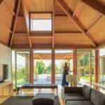 Dramatic Wood Ceilings Are Found Throughout This House