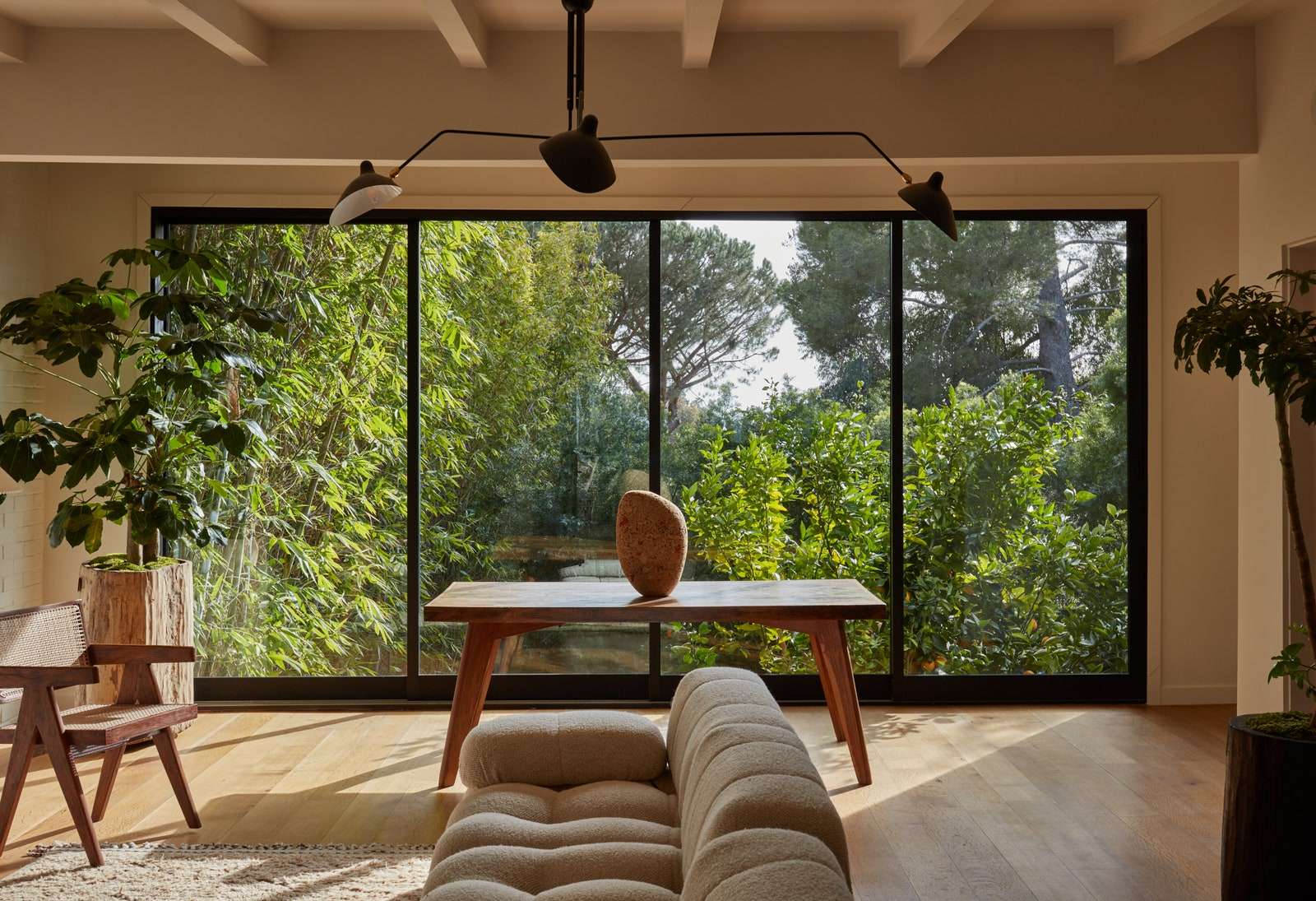 office with neutral tones